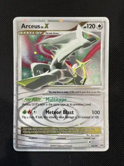 Pokemon Arceus LV.X 95/99 Arceus Holo Level-Up Ultra Rare English 2009 - Image 1