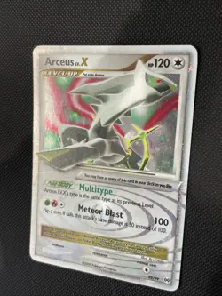 Pokemon Arceus LV.X 95/99 Arceus Holo Level-Up Ultra Rare English 2009 - Image 2