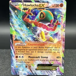 Hawlucha EX 64/111 Ultra Rare XY Furious Fists Pokemon Card - Image 1