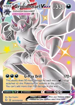 Grimmsnarl VMAX NM SV117/SV122 Holo Shining Fates Shiny Vault Pokemon NM - Image 1