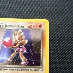 Pokemon Gym Heroes Rocket's Hitmonchan 11/132 1st Edition Holo - Image 3