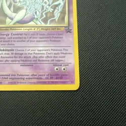 Pokemon Wizards Of The Coast Black Star Promo Mewtwo 12 - Image 4