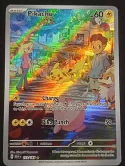 Pikachu Secret Illustration Rare 151 MEW 173/165 Englisch NM Pokemon - Image 1