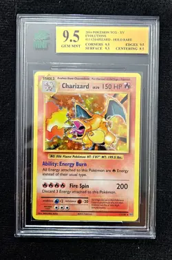Pokemon Charizard XY Evolutions Holo Rare 11/108 MNT 9.5 - Image 1