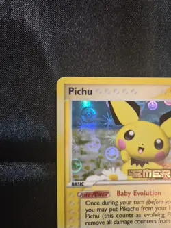 Pokemon Pichu 59/106 Emerald Reverse Holo - Image 2