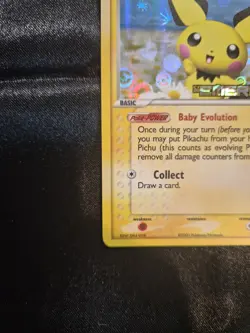 Pokemon Pichu 59/106 Emerald Reverse Holo - Image 3