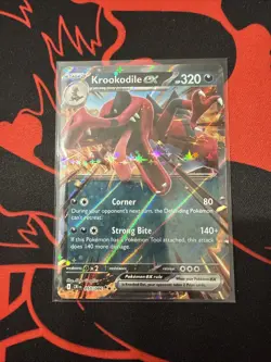 Krookodile ex 55/86 Double Rare Pokemon Chaos Rising ME04 NM - Image 1