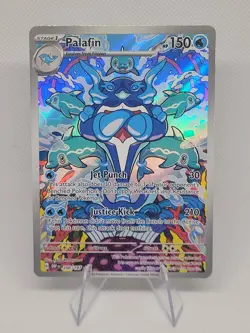 Palafin 200/197 Pokemon Obsidian Flames Holo Illustration Rare - Image 1