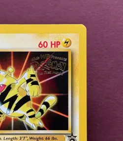 Pokemon 1999 Black Star Promo #2 Electabuzz, WB Movie Gold Stamp WOTC Vintage NM - Image 4