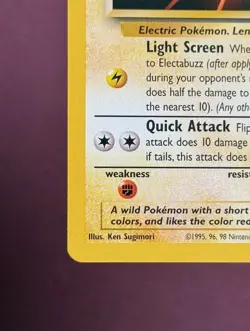 Pokemon 1999 Black Star Promo #2 Electabuzz, WB Movie Gold Stamp WOTC Vintage NM - Image 5