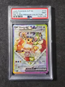 Eevee EX #174 Black Star Promo - Pokemon (2025) SVP PSA MINT 9!💎💎💎 - Image 1