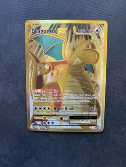 Dragonite EX (Full Art) 106/108 Evolutions Holo Gold Pokemon Tcg NM - Image 1