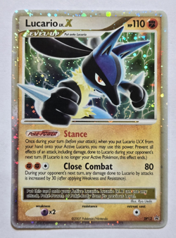 Nintendo Pokemon TCG Lucario LV.X DP12 Pokemon Promos Holo Promo 110 HP ENG - Image 1
