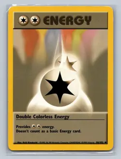 Double Colorless Energy 124/130 Uncommon Base Set 2 MP 2000 Free Shipping - Image 1