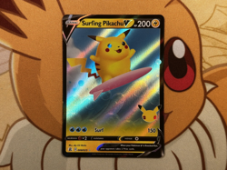 Surfing Pikachu V - 008/025 - Full Art - Rare Holo - Pokemon TCG - Image 1