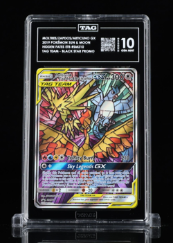 Pokemon (2019) Moltres & Zapdos & Articuno SM210 Black Star Promo TAG 10! - Image 1