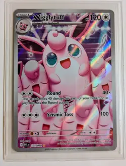 Pokemon Wigglytuff 105/94 Phantasmal Flames Illustration Rare Near Mint - Image 1