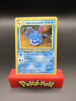 Pokemon TCG Light Azumarill 13/105 Neo Destiny Holo Rare LP/MP-c - Image 1