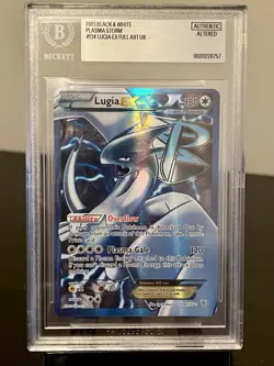 Pokemon Cards - BGS Authentic Altered LUGIA EX UR 134/135 Plasma Storm Beckett - Image 1