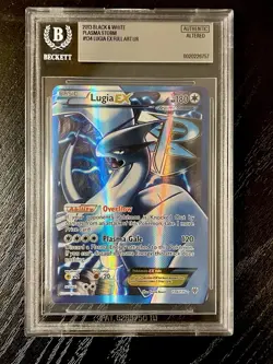 Pokemon Cards - BGS Authentic Altered LUGIA EX UR 134/135 Plasma Storm Beckett - Image 3