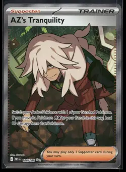 AZ's Tranquility 106/086 Ultra Rare Chaos Rising Pokemon Holo Near Mint - Image 1