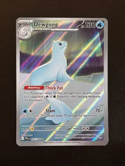 Dewgong 097/094 Illustration Rare Phantasmal Flames Pokemon Holo Lightly Played - Image 1