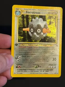 1st Edition Forretress 2/75 Holo Neo Discovery Set Pokemon Card FREE P&P - Image 3