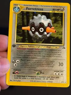 1st Edition Forretress 2/75 Holo Neo Discovery Set Pokemon Card FREE P&P - Image 5