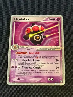Claydol ex Pokemon Card Holo Ultra Rare EX Power Keepers 93/108 - Image 2