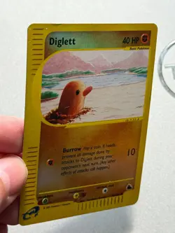 Pokemon Card Diglett 50/144 Reverse Holo Skyridge Common E-Series - Image 4