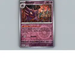 Haunter 093/165 Uncommon 151 Pokemon Reverse Holo Near Mint - Image 1