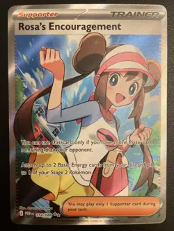 Pokemon TCG Rosa’s Encouragement 114/088 Perfect Order NM - Image 1