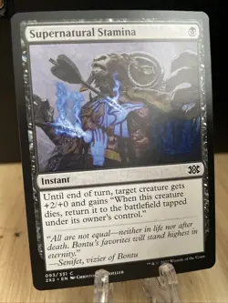 MTG Supernatural Stamina Regular #093/331 Double Masters 2022 Common 2x2 NM/M - Image 1