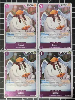 Satori Playset OP15-066 x4 Adventure On Kami's Island One Piece TCG English - Image 1