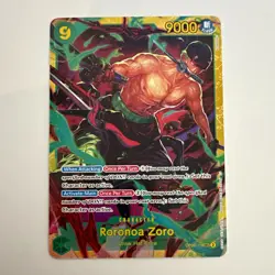 Bandai Roronoa Zoro OP06-118 Wings of the Captain SEC Alt Art Foil ENG 9000 - Image 1