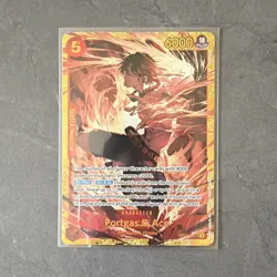 Bandai One Piece Card Game Portgas D. Ace OP16-118 SEC - Image 1