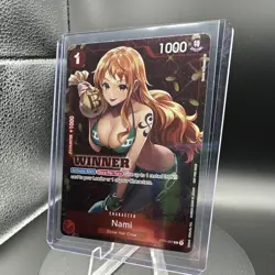 Namco One Piece CCG Nami [Winner] ST01-007 Promo Foil 1000 Power EN - Image 1
