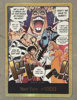 Bandai One Piece Don!! Card Your Turn +1000 Alt Art Foil English - Image 1