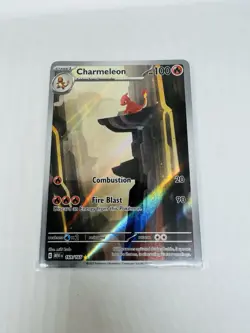 Pokemon TCG Charmeleon 169/165 SV: Scarlet & Violet 151 Illustration Rare Holo - Image 1