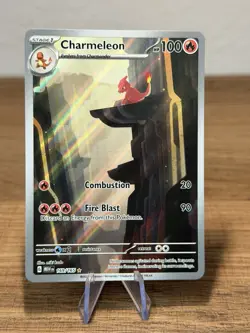 Pokemon TCG Charmeleon 169/165 SV: Scarlet & Violet 151 Illustration Rare Holo - Image 1
