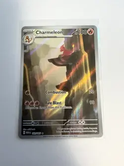 Pokemon TCG Charmeleon 169/165 SV: Scarlet & Violet 151 Illustration Rare Holo - Image 1