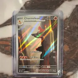 Pokemon TCG Charmeleon Scarlet & Violet-151 169/165 Holo Illustration Rare - Image 1