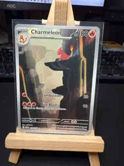 Pokemon TCG Charmeleon 169/165 – Illustration Rare – Scarlet & Violet 151 – NM - Image 1