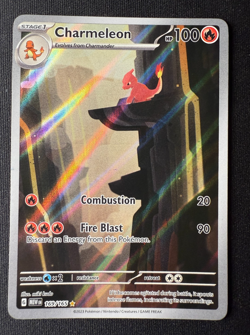 Pokemon TCG Charmeleon 169/165 – Illustration Rare – Scarlet & Violet 151 – NM - Image 2