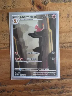 Pokemon TCG Charmeleon 169/165 Scarlet Violet 151 Illustration Rare - Image 3