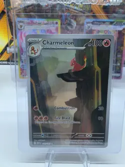 Pokemon TCG Charmeleon Scarlet & Violet-151 169/165 Holo Illustration Rare - Image 1
