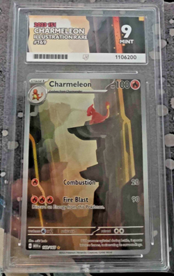 Pokemon TCG Charmeleon 169/165 Scarlet Violet-151 Illustration Rare ACE 9 #3 - Image 1