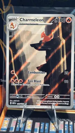 Pokemon TCG Charmeleon Scarlet & Violet-151 169/165 Holo Illustration Rare - Image 1