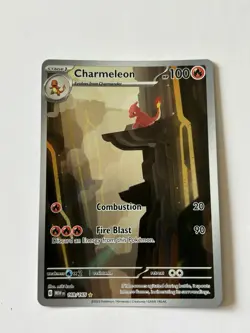 Pokemon TCG Charmeleon 169/165 Scarlet Violet 151 Illustration Rare English - Image 1