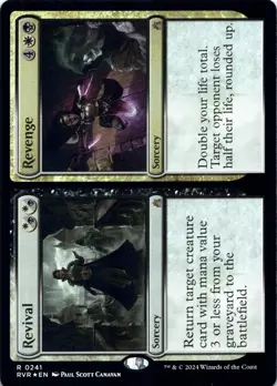Revival // Revenge (Foil) Ravnica Allegiance - Magic MTG NM - Image 1